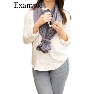 Sholdit infinity scarf zip compartment